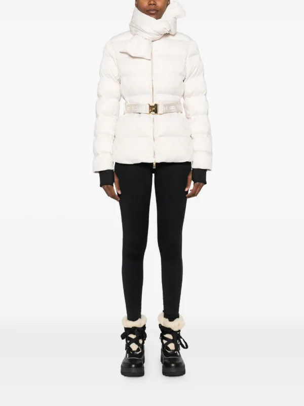 Elisabetta Franchi Belted Jacket | White | FARFETCH
