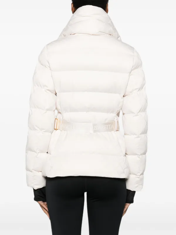 Elisabetta Franchi Belted Jacket | White | FARFETCH