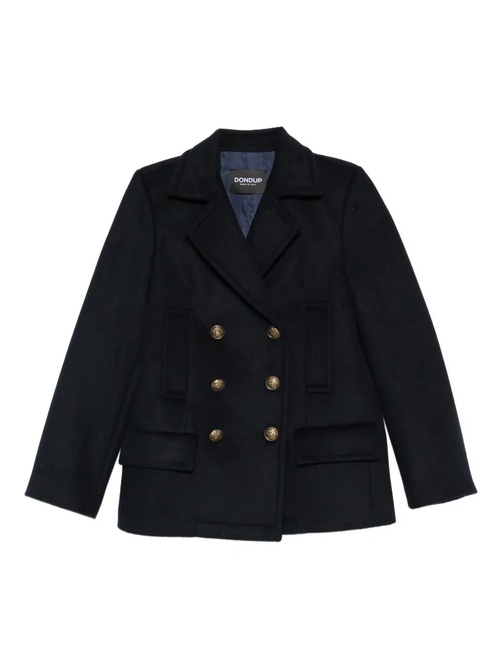 DONDUP double-breasted coat | Blue | Image 1