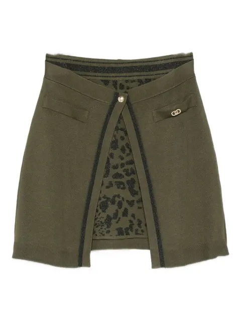 LIU JO falda acampanada con animal print