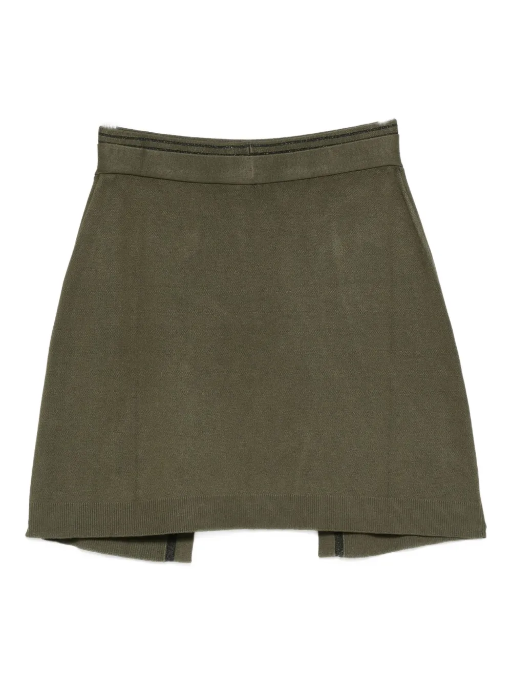 Liu •jo Animal-print A-line Skirt In Green