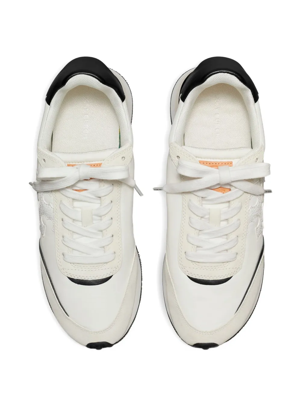 Tory Burch Destiny leren sneakers Wit