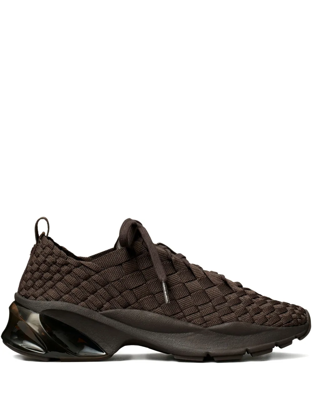 Tory Burch Good Luck Sneakers mit Webdetail - Braun