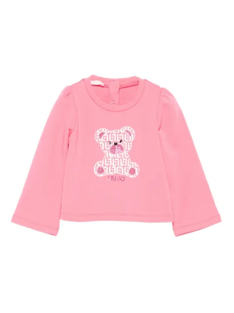 LIU JO top con detalle de oso
