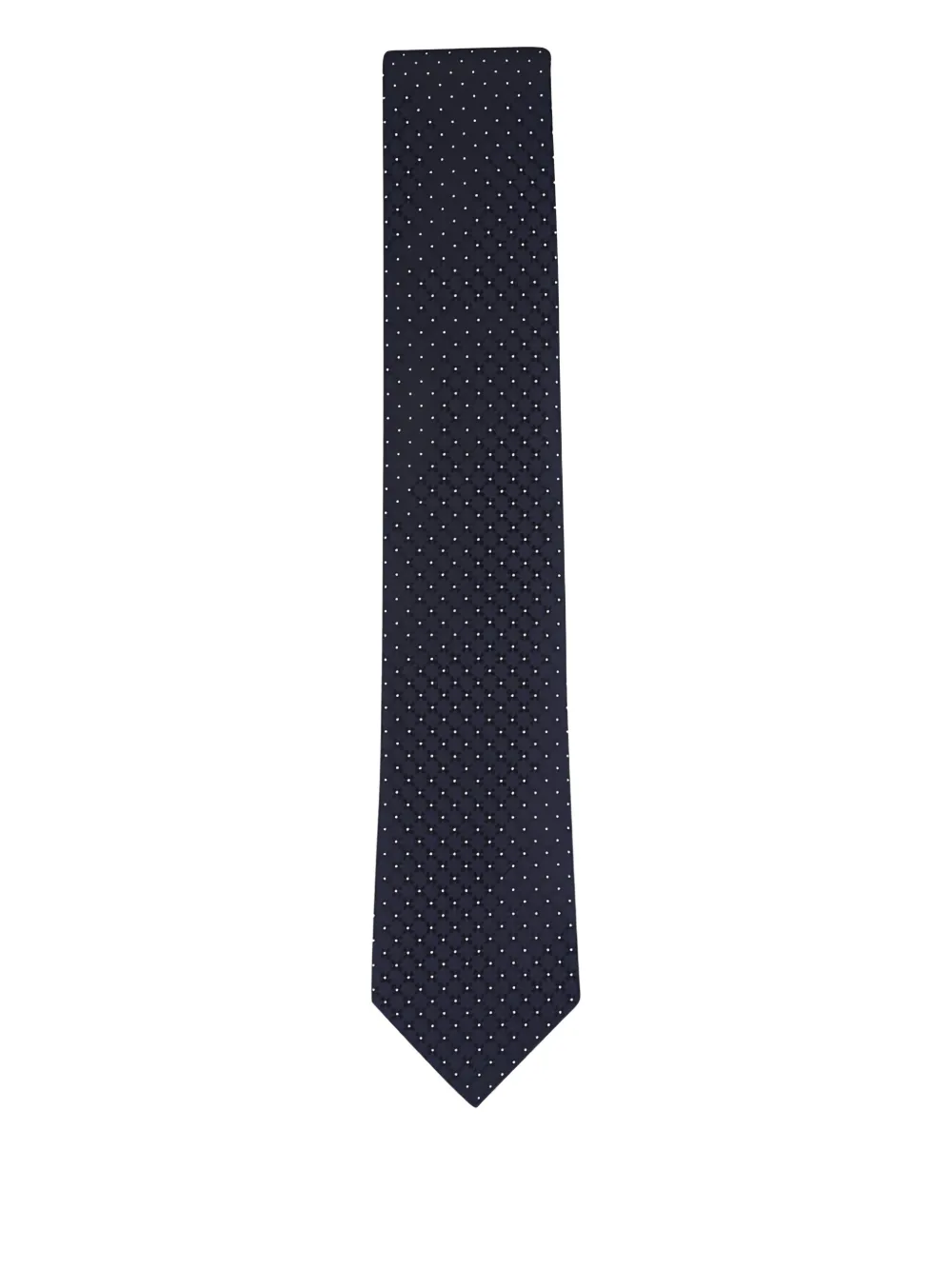 Zegna polka-dotted tie - Blu