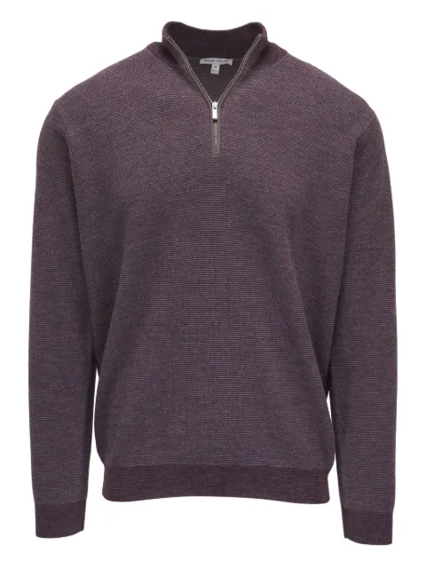 Peter Millar half-zip ribbed sweater