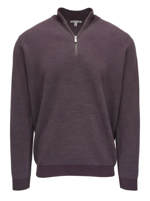 Peter Millar half-zip ribbed sweater