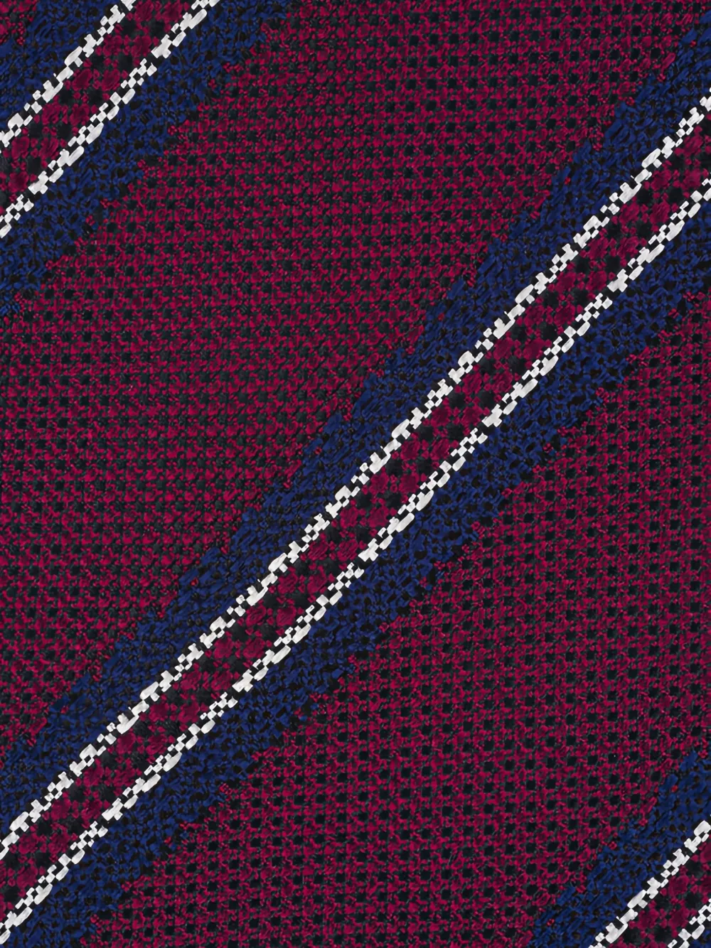 Zegna striped tie - Rood
