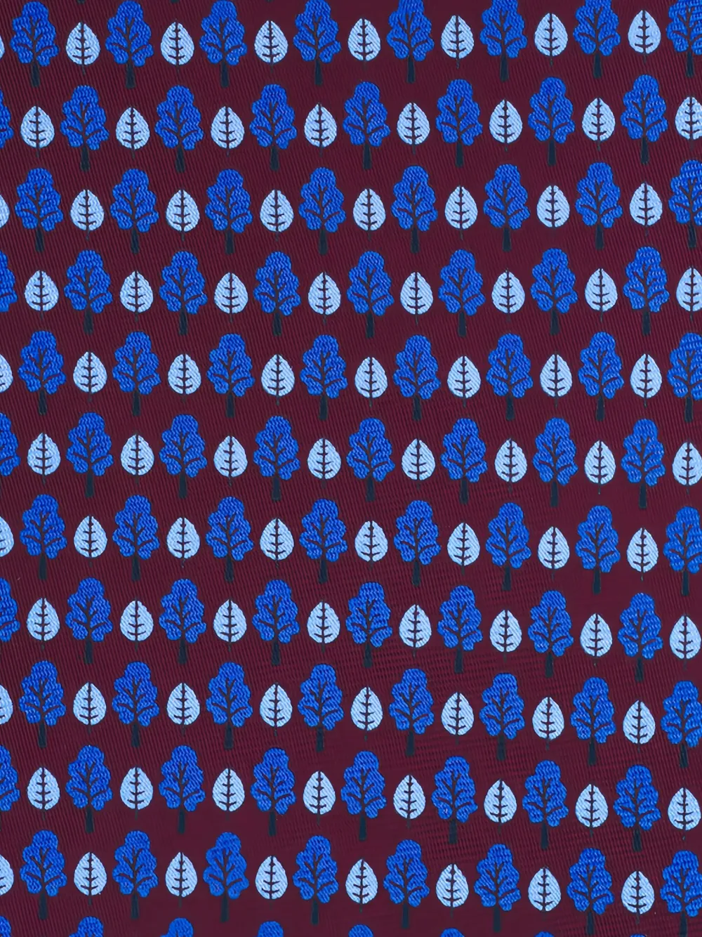 Zegna printed tie - Blauw