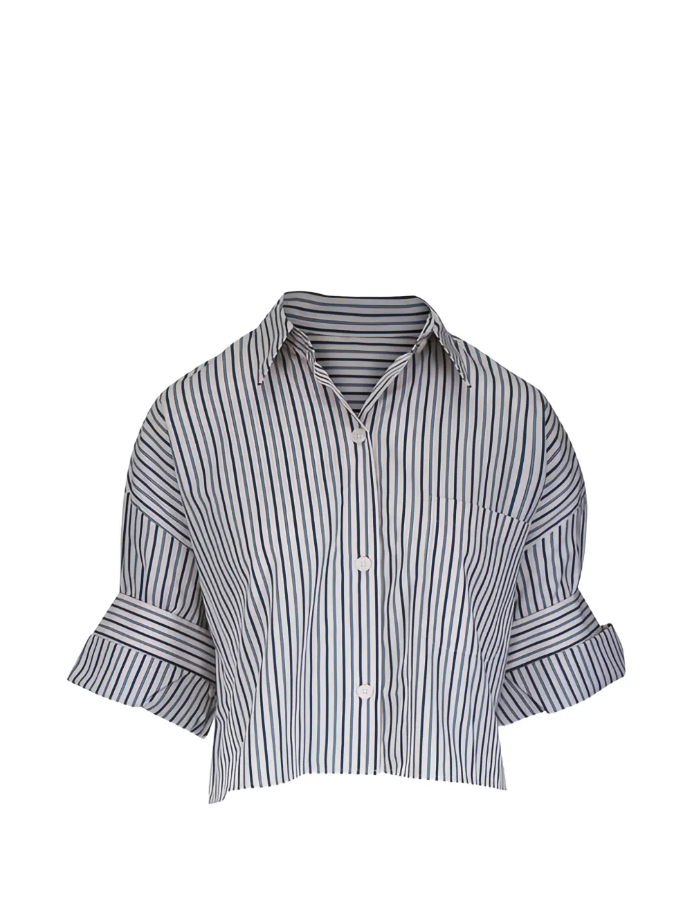 TWP Camicia Next Ex a righe - Bianco