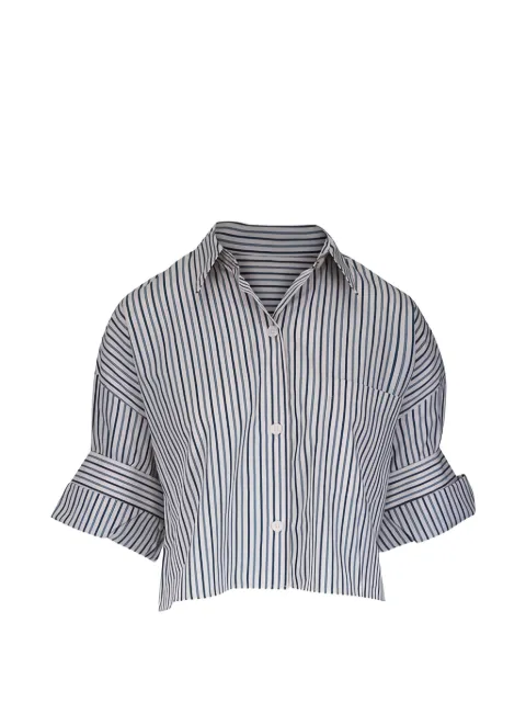 TWP Gestreiftes Next Ex Hemd mit Kragen