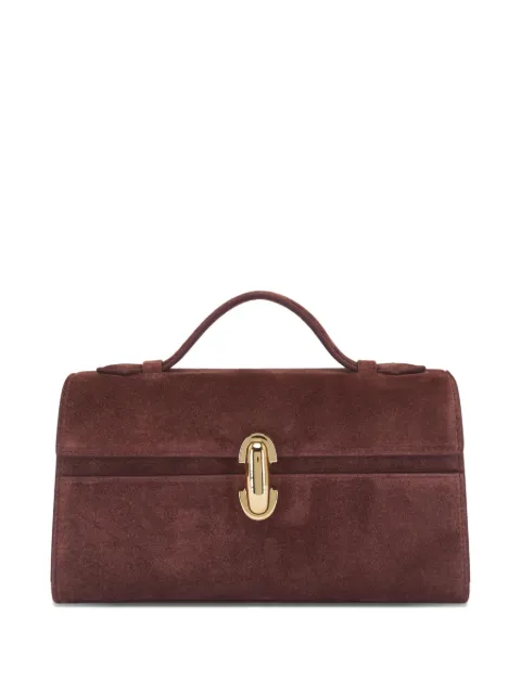 Savette  Symmetry suede pochette 