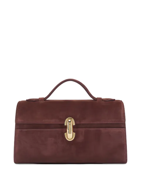 Savette  Symmetry suede pochette 