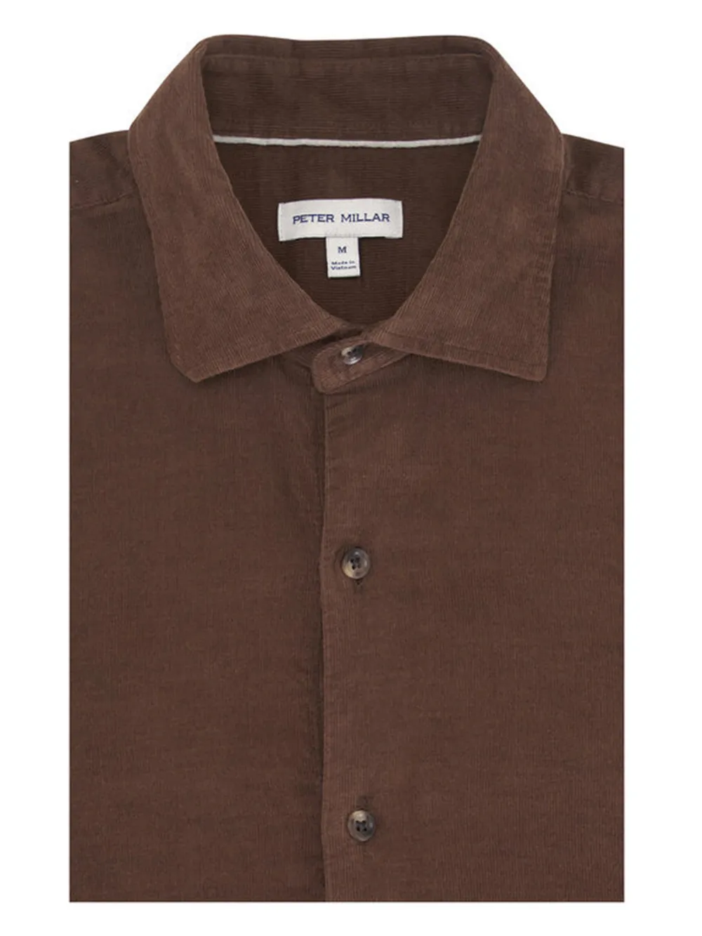 Peter Millar camisa con botones | marrón | Image 1