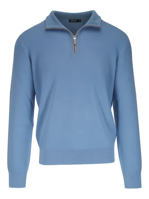Zegna half-zip sweater