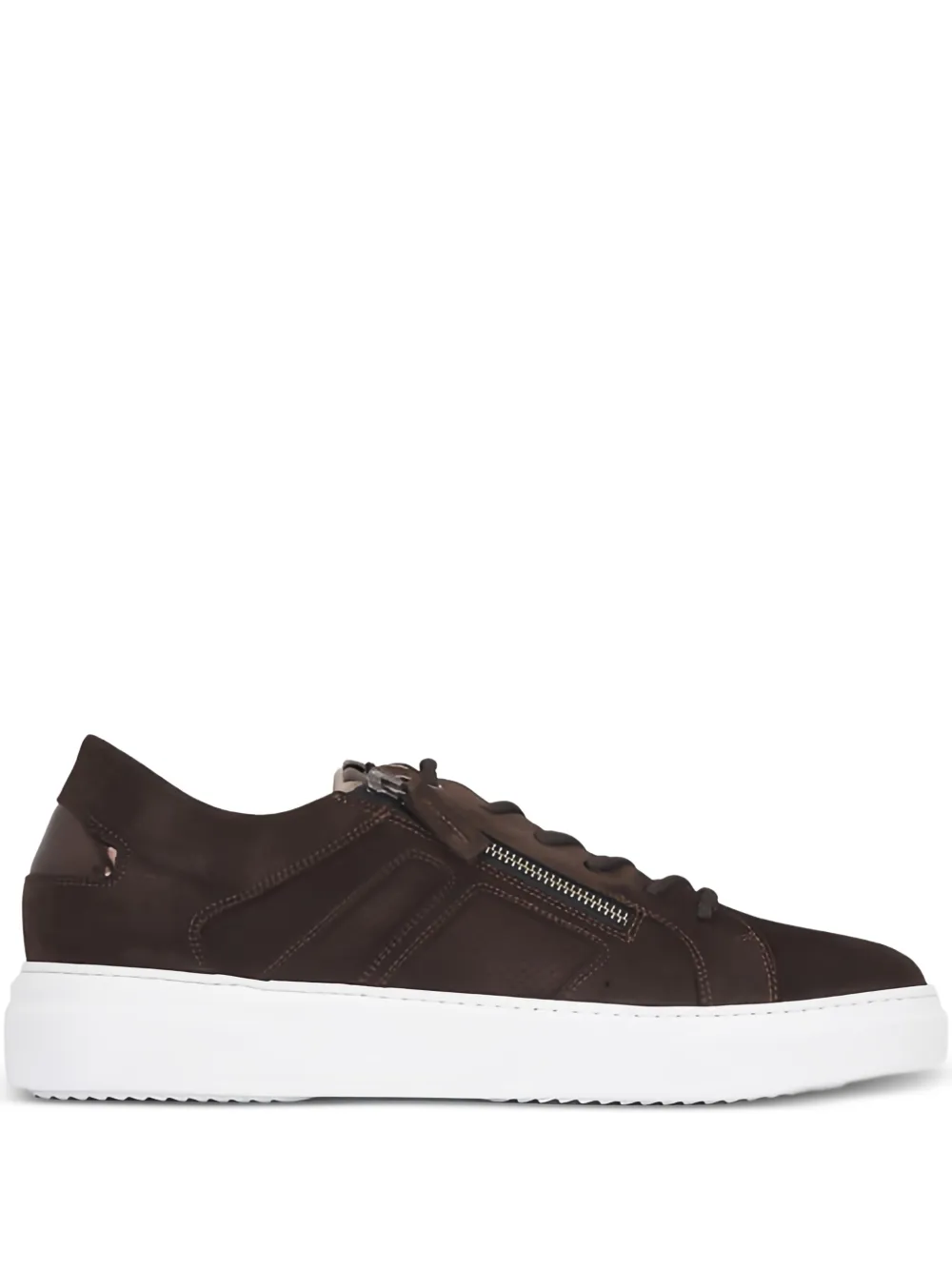 Ron White Sneakers con zip - Marrone