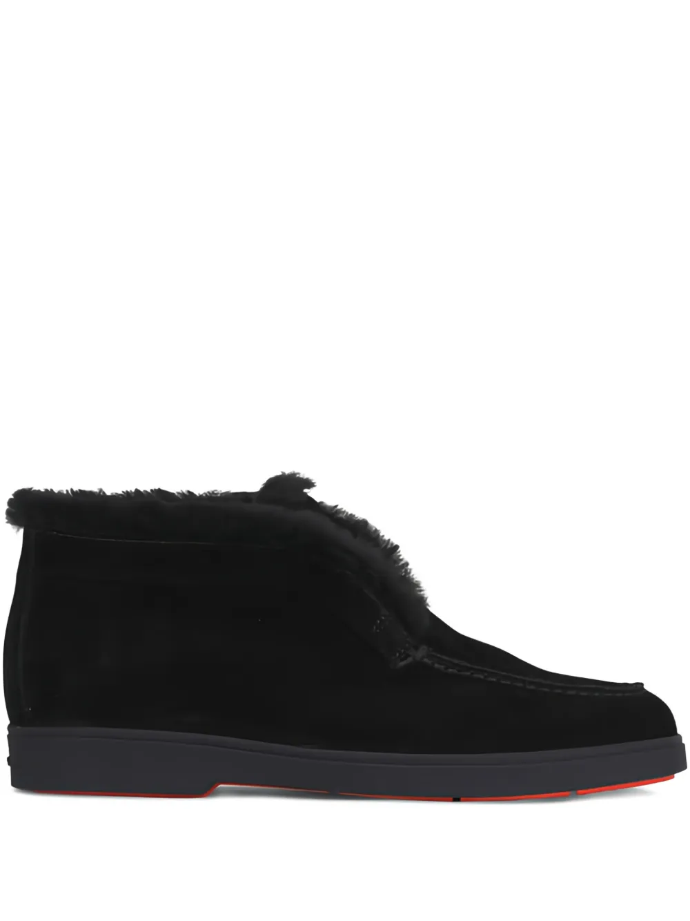 Santoni Fortune round-toe loafers - Nero