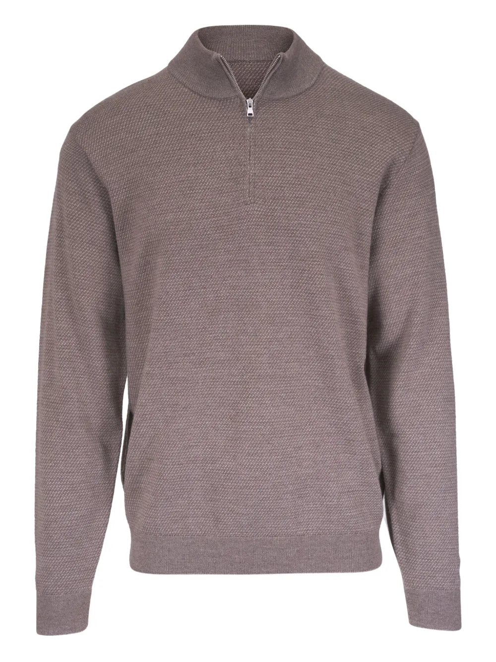 Peter Millar Merino Wool Jumper In Brown