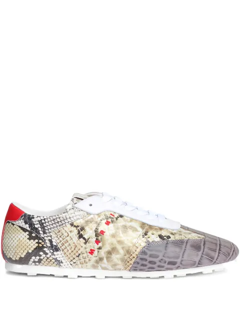 Marni snakeskin-effect sneakers