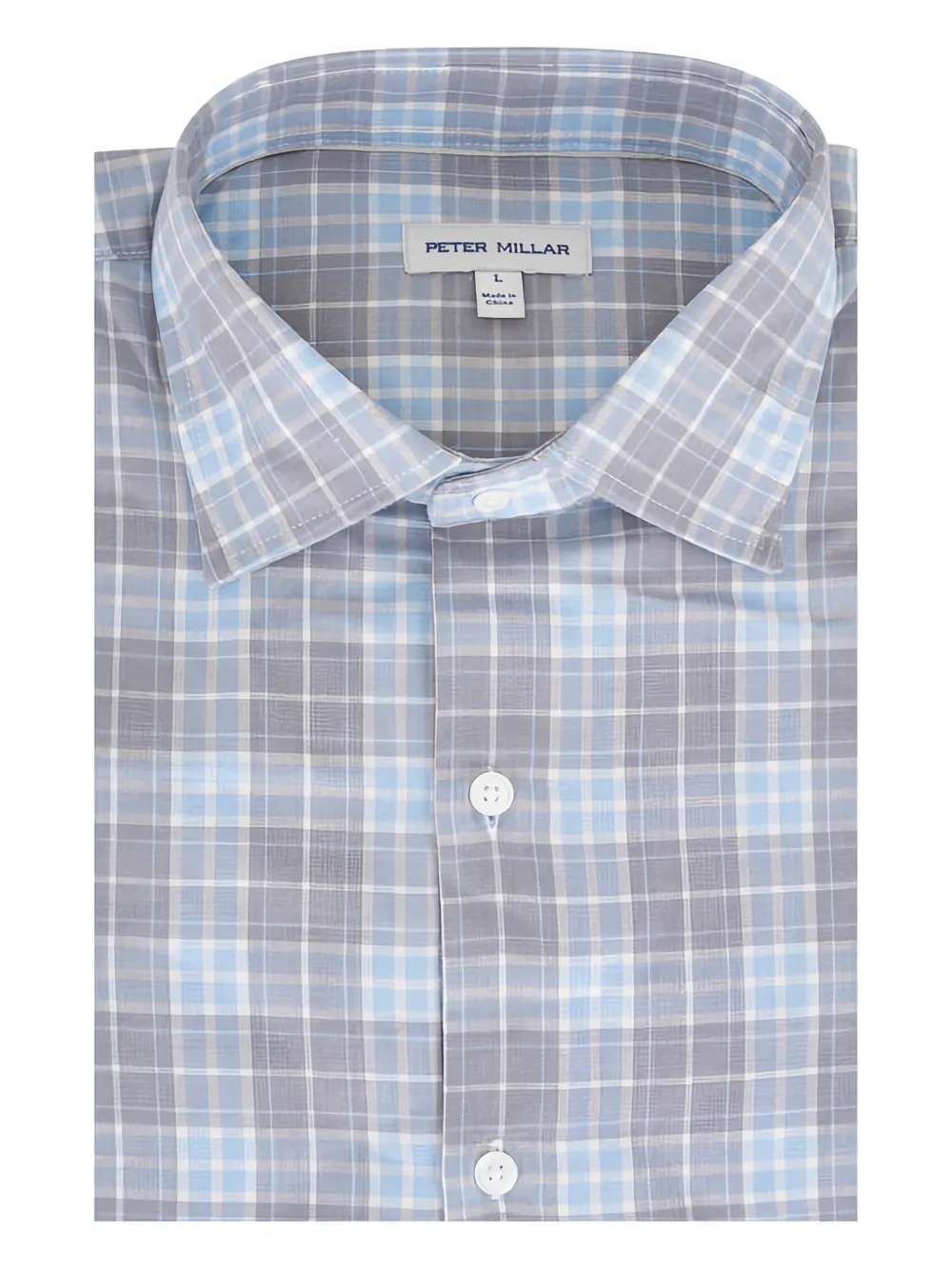 Peter Millar checked-pattern shirt | Blue | Image 1