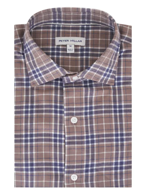 Peter Millar checked-pattern shirt