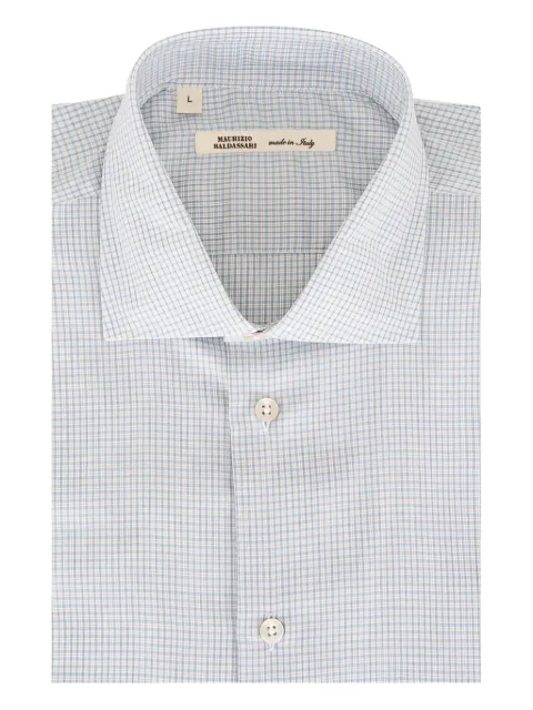 Maurizio Baldassari camisa con cuadros estampados