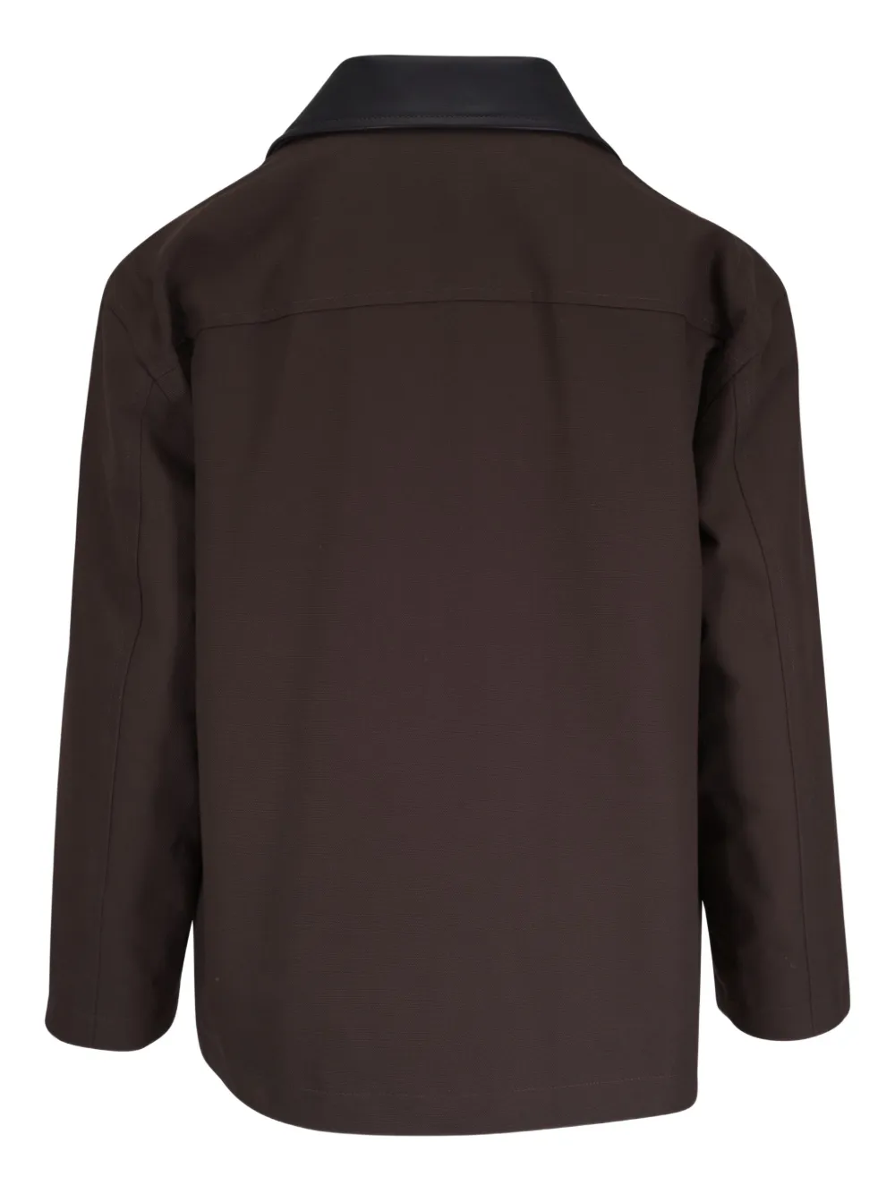 Nili Lotan Temperance Flap-pocket Collared Jacket In Brown