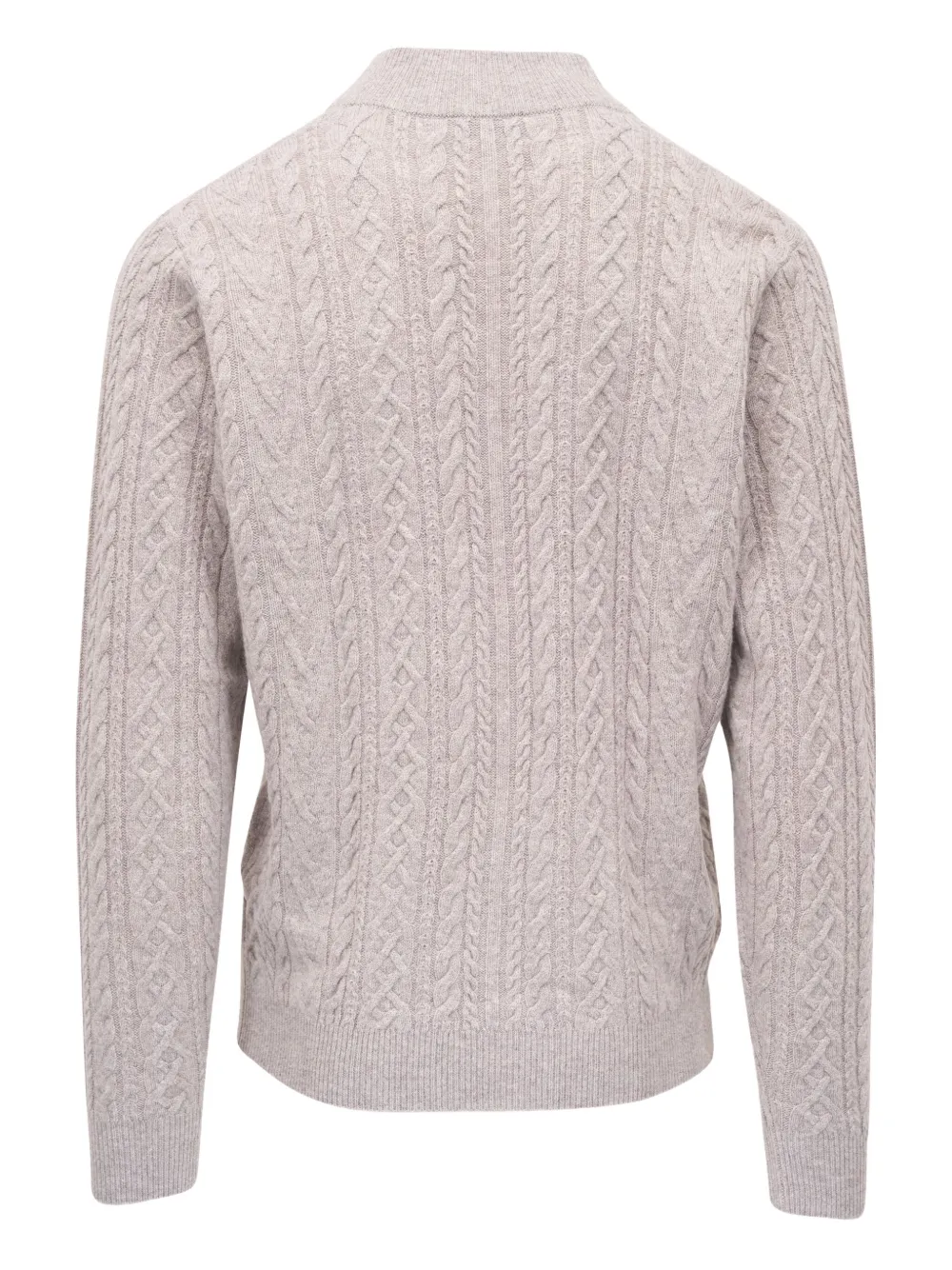 Peter Millar Kabelgebreide trui - Grijs
