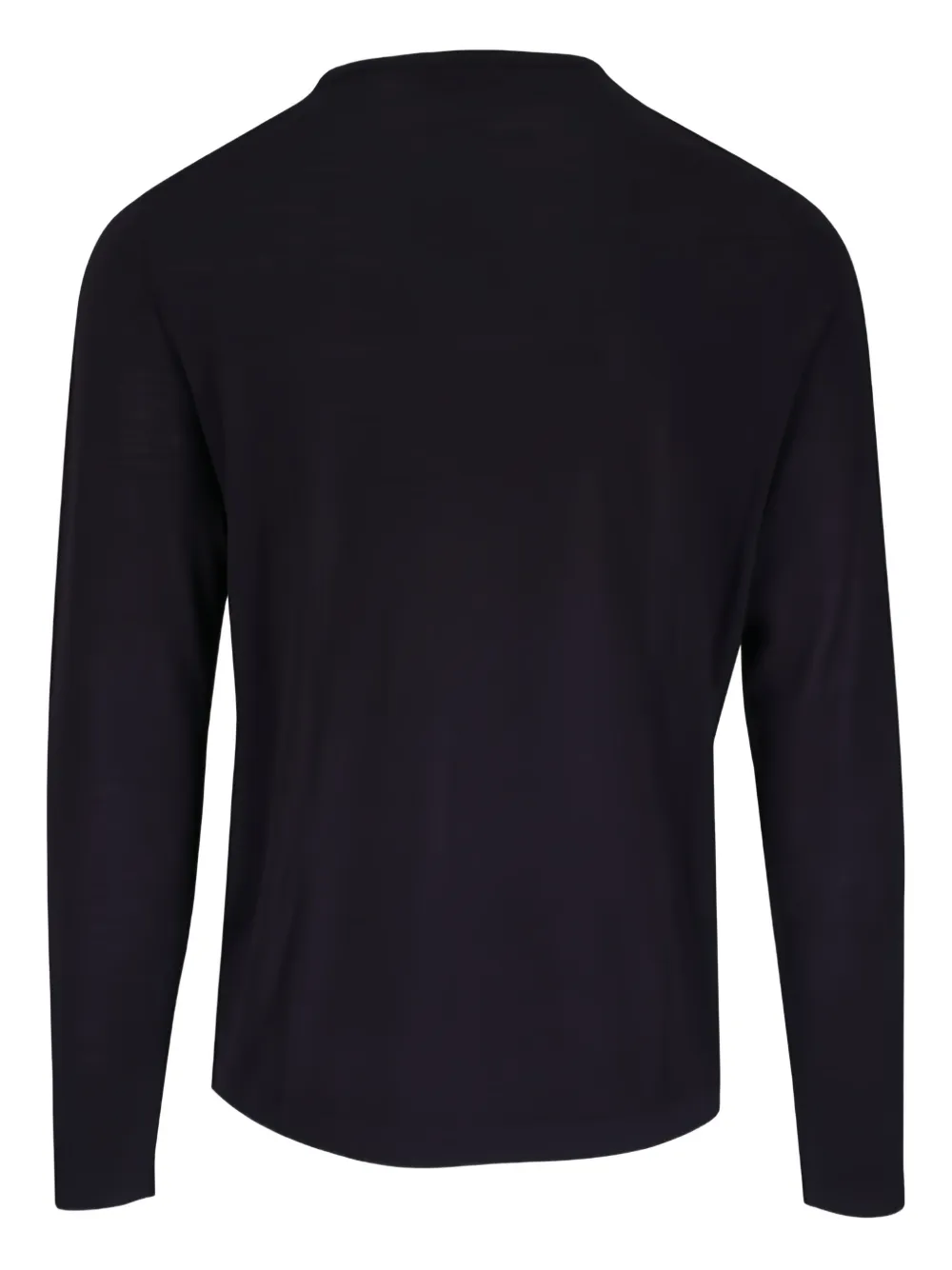Pya fine-knit long-sleeve T-shirt - Zwart