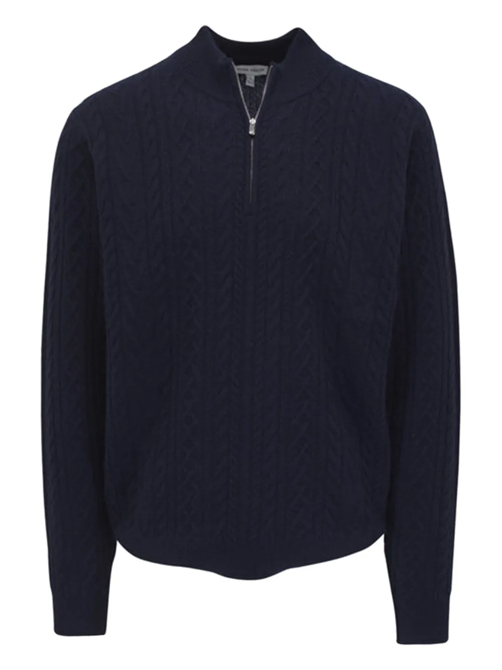 Peter Millar Pullover mit Zopfmuster - Blau