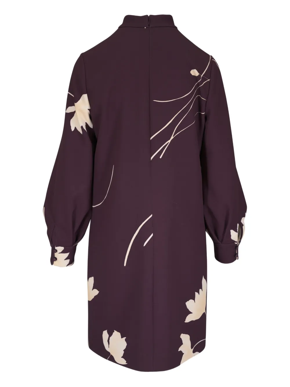 Lela Rose Mini-jurk met bloemenprint - Paars