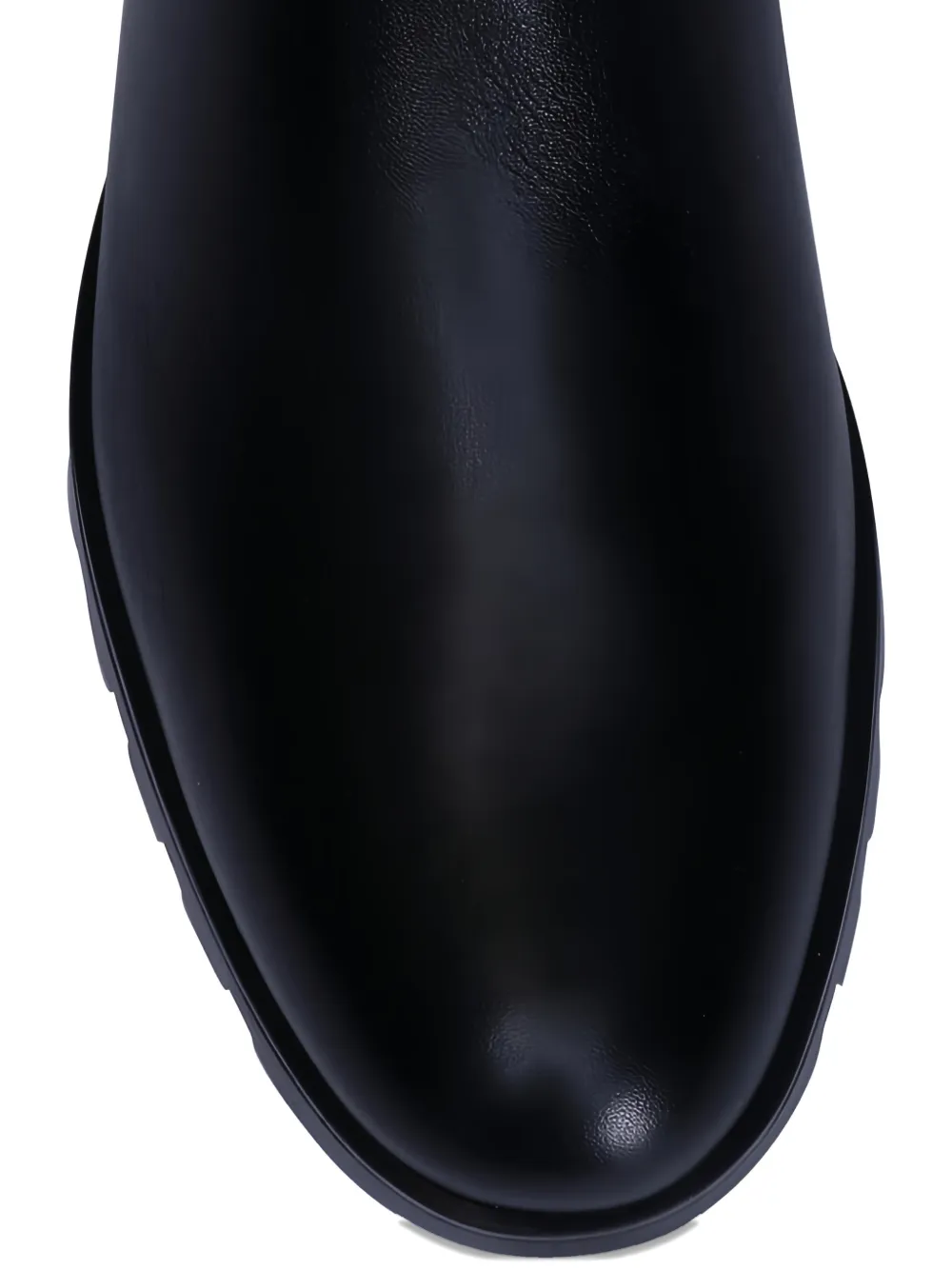 Santoni pull-tab chelsea boots Zwart