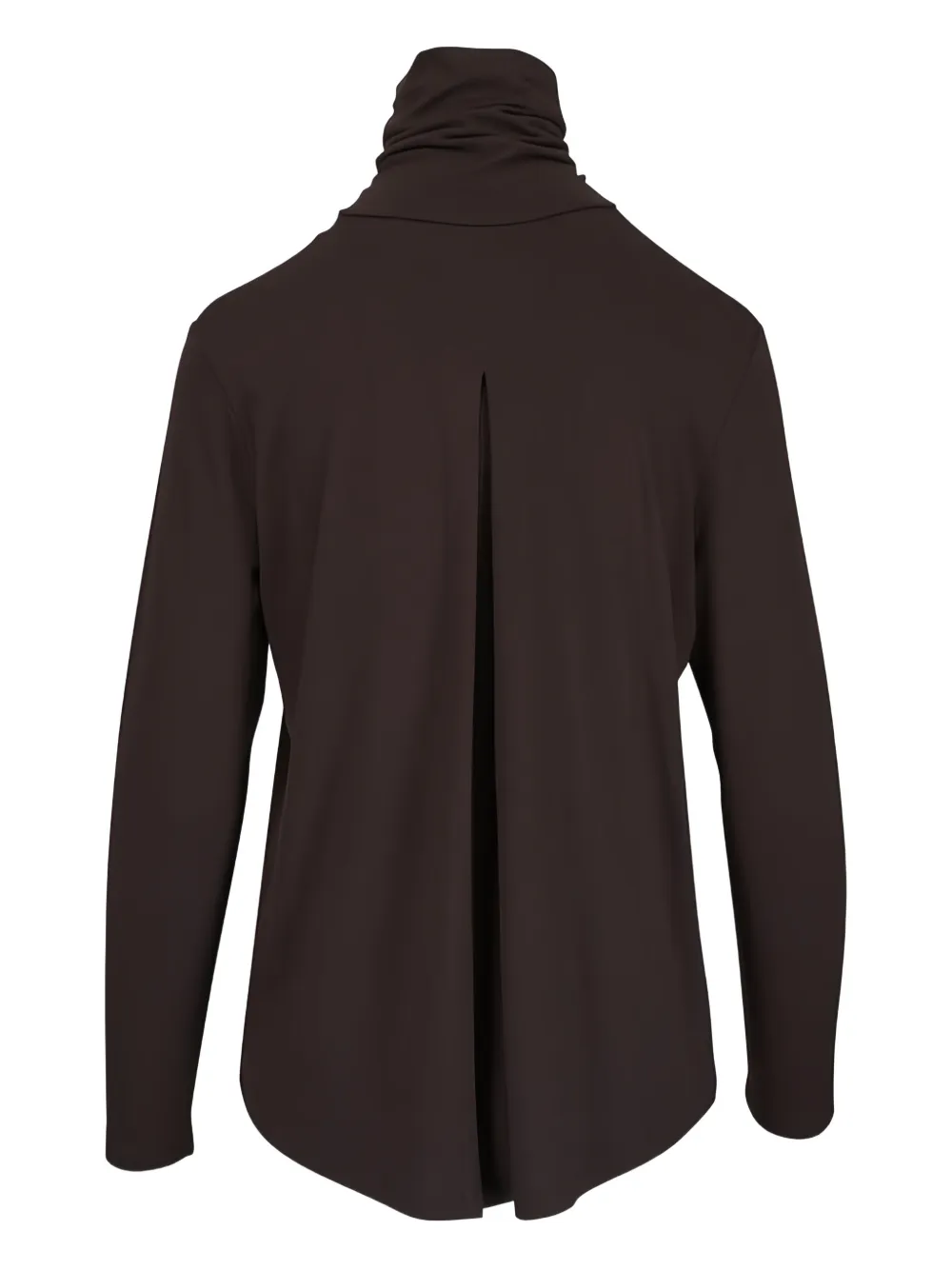  Majestic Filatures Roll-neck Long-sleeved Top - Brown 