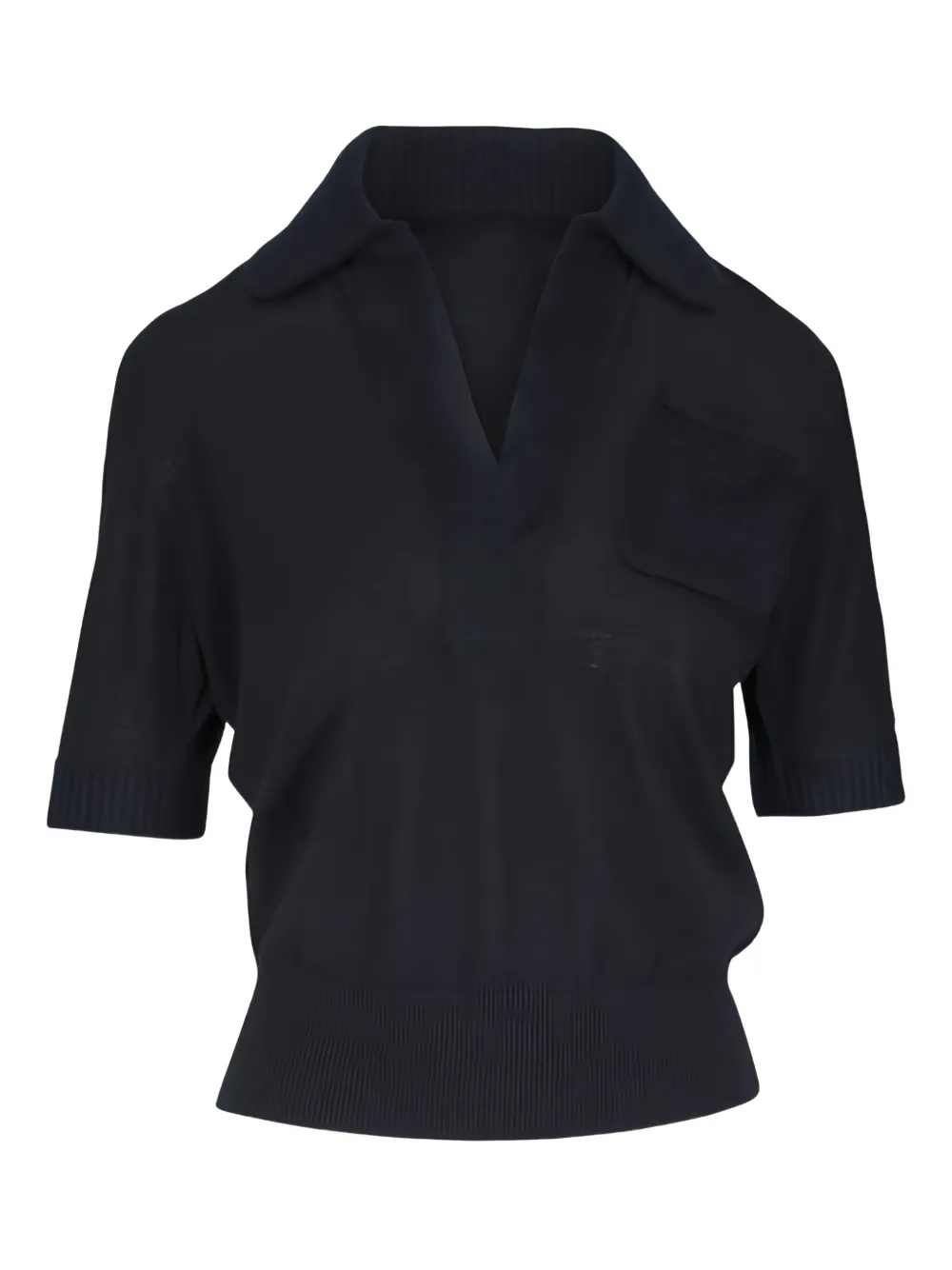 Dorothee Schumacher collared pocket top - Nero