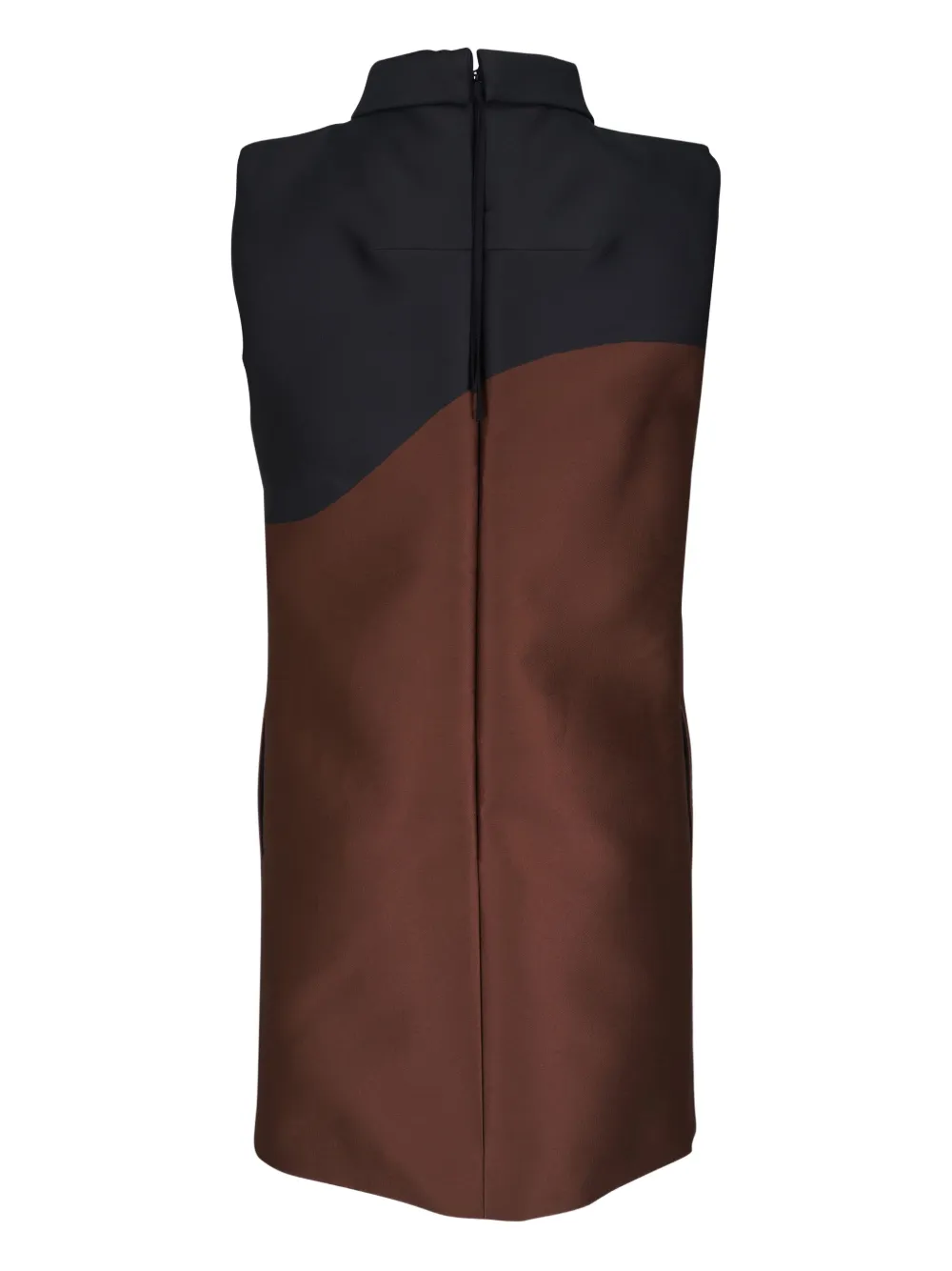 Dorothee Schumacher Jurk met hoge hals en borduurwerk - Bruin