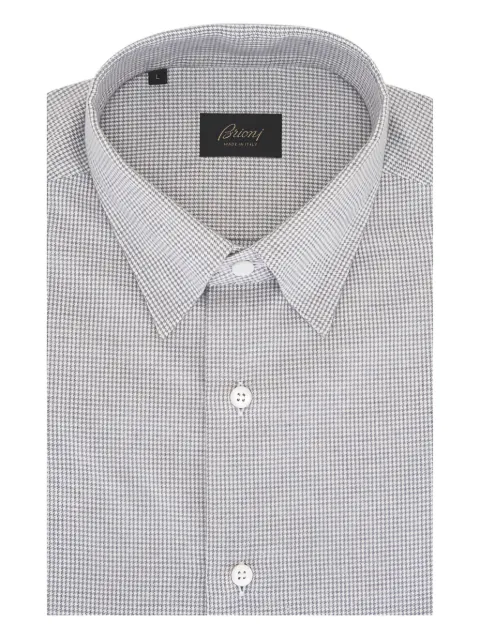 Brioni chemise à boutonnière sur le devant