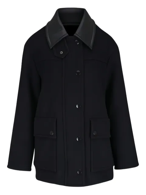 Akris Punto snap-fastening pocket coat