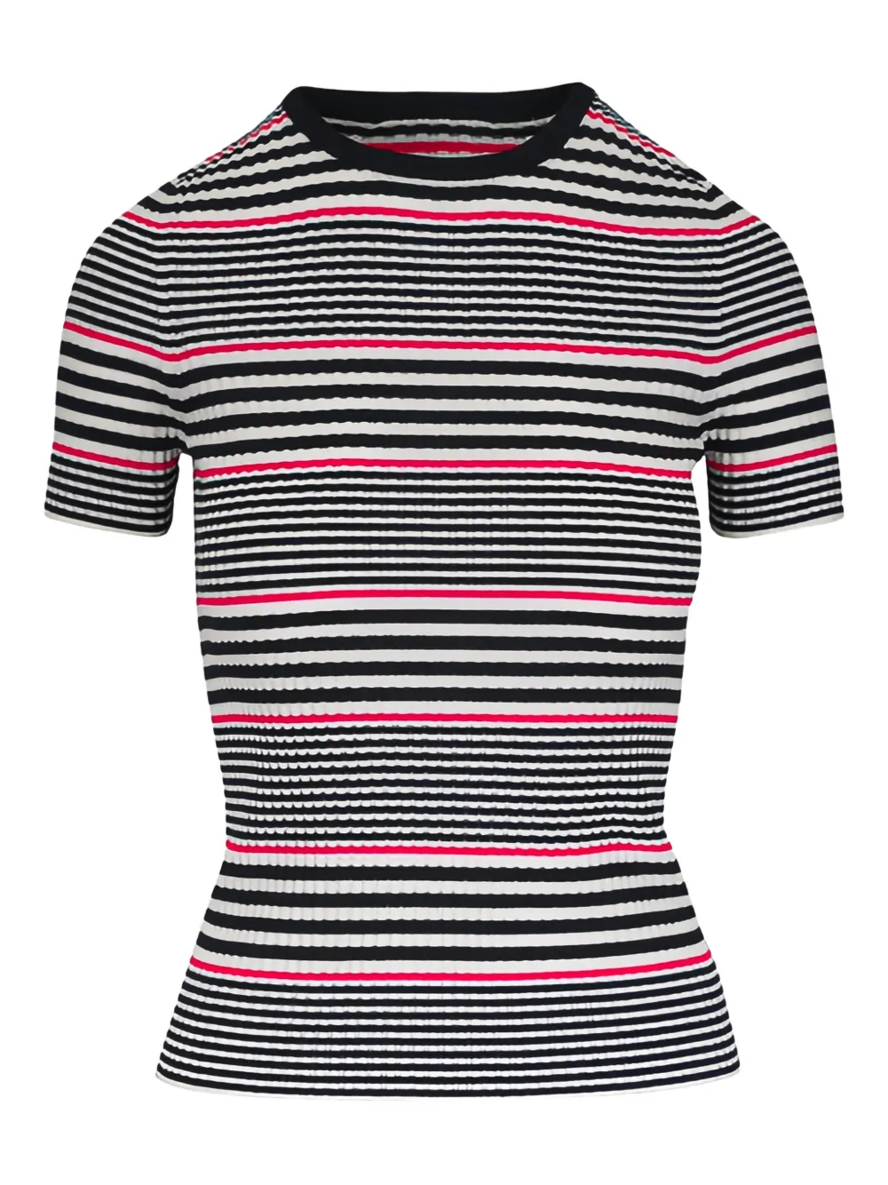 Akris Punto striped crew-neck T-shirt - Schwarz