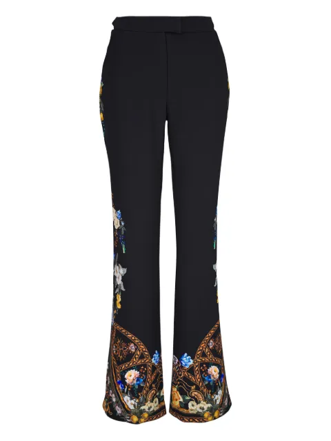 Camilla floral-print trousers