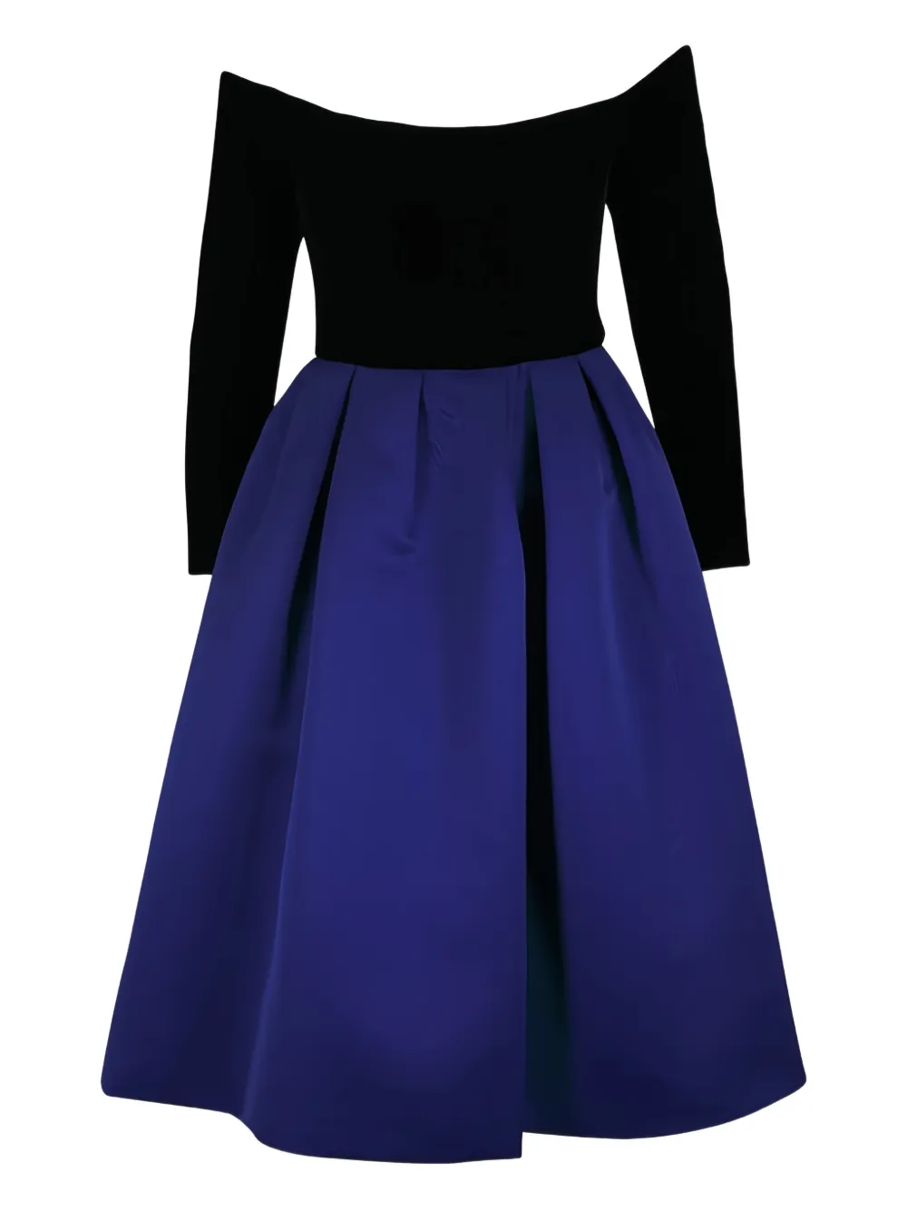 Carolina Herrera flared party dress - Schwarz