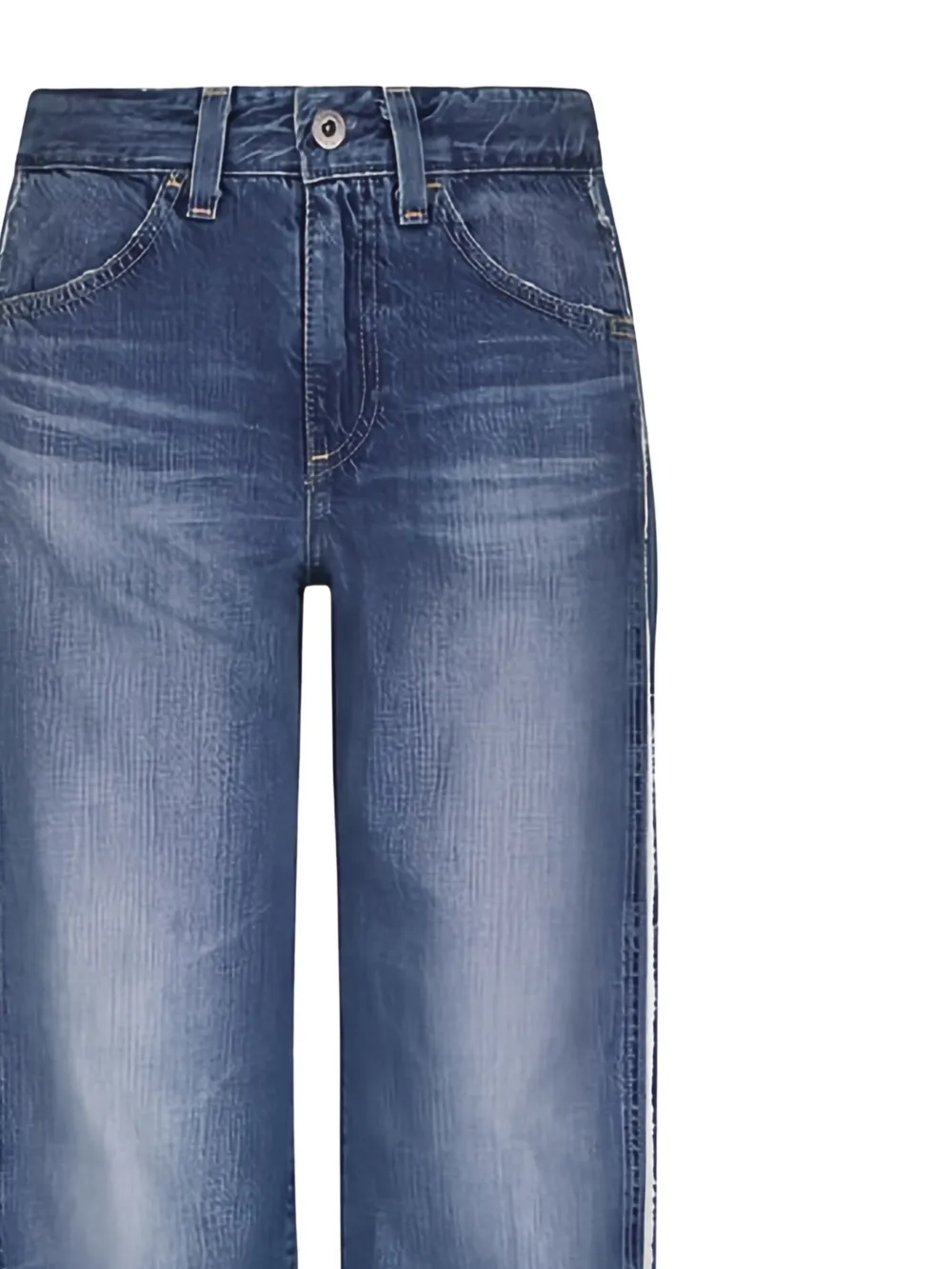 AG Jeans Adria jeans met franje - Blauw