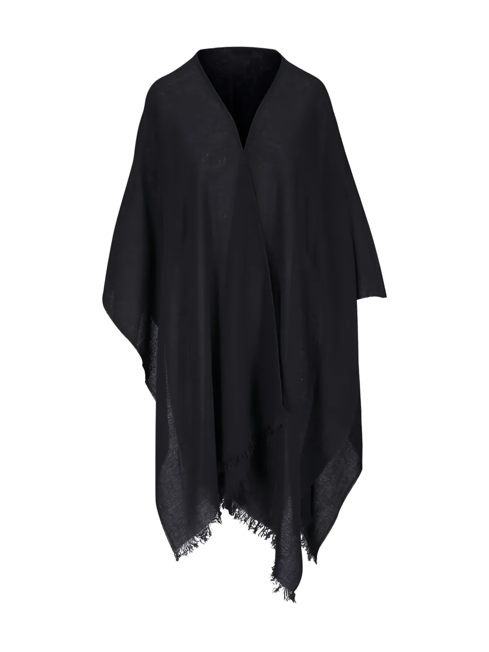 Akris fringed scarf - Nero