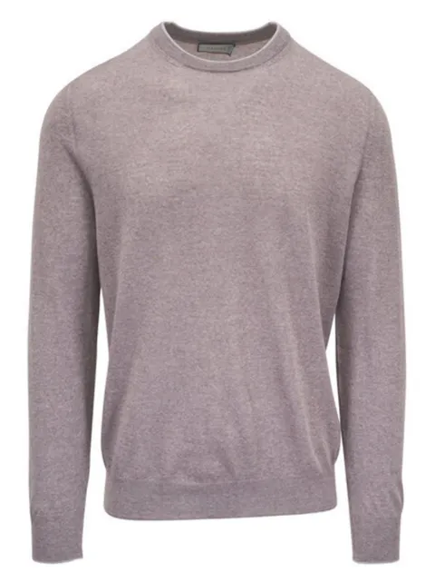 Canali round neck coat