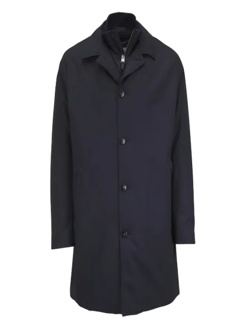 Canali abrigo con cuello redondo