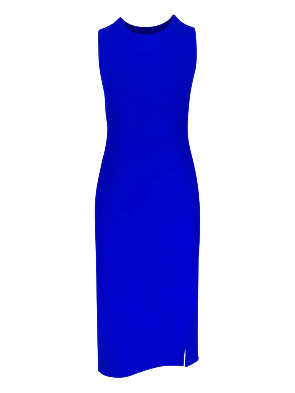 Akris sleeveless slit midi dress - Blu