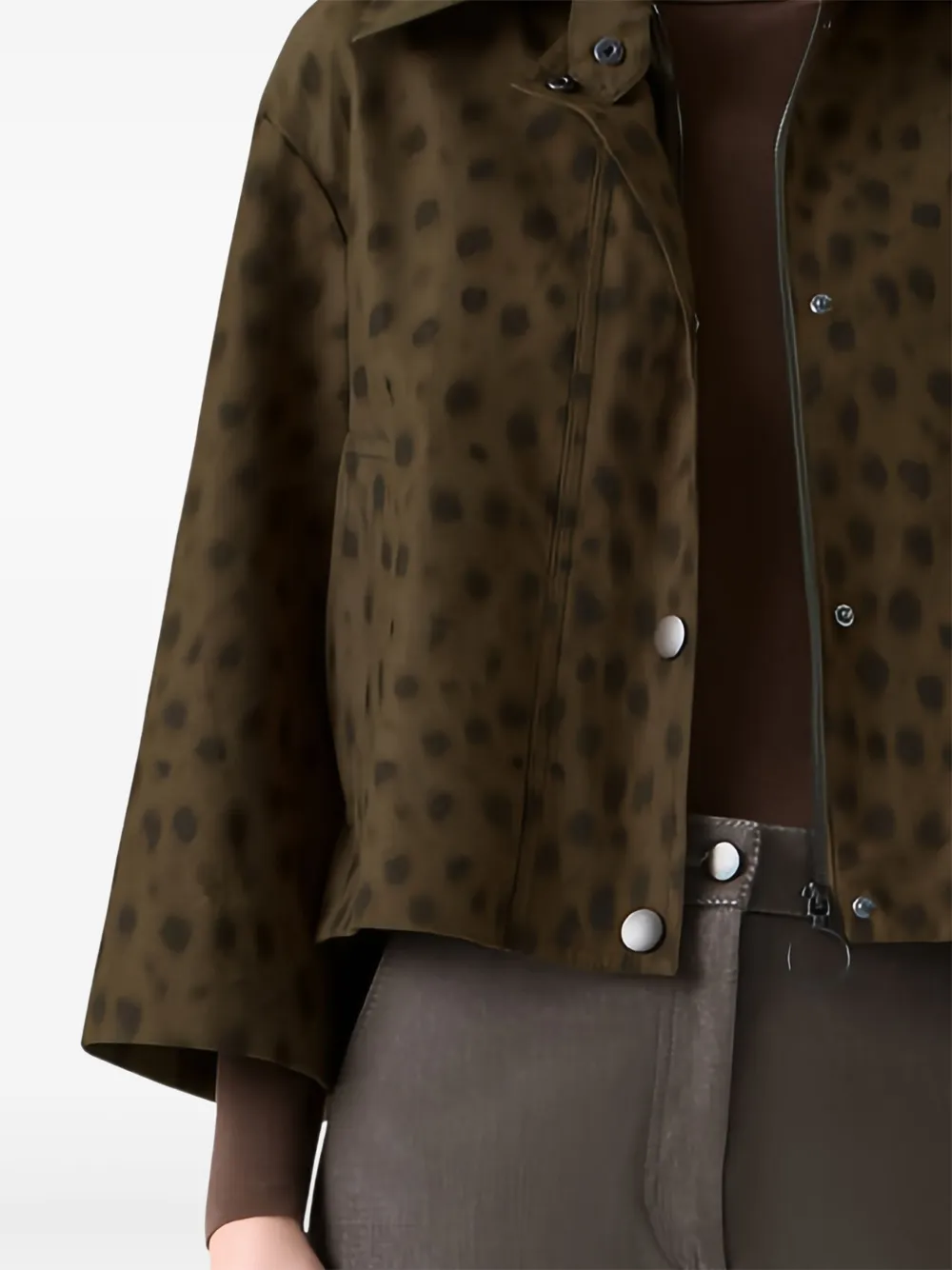 Akris Punto leopard-print jacket | Cropped Jackets | Image 2