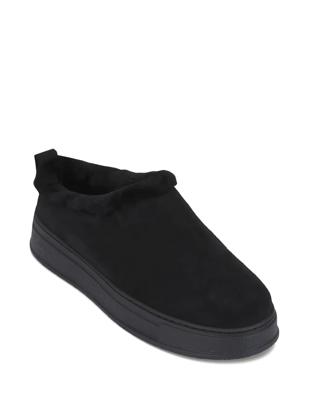 AGL Muiltjes met plateauzool Zwart