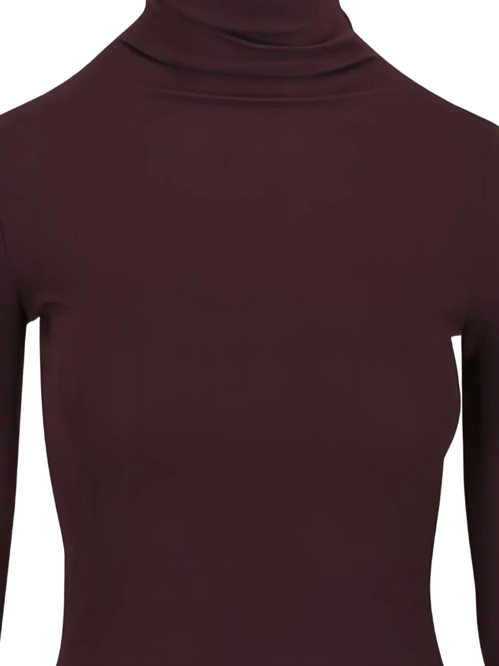 AG Jeans Chels top met col en lange mouwen - Bruin