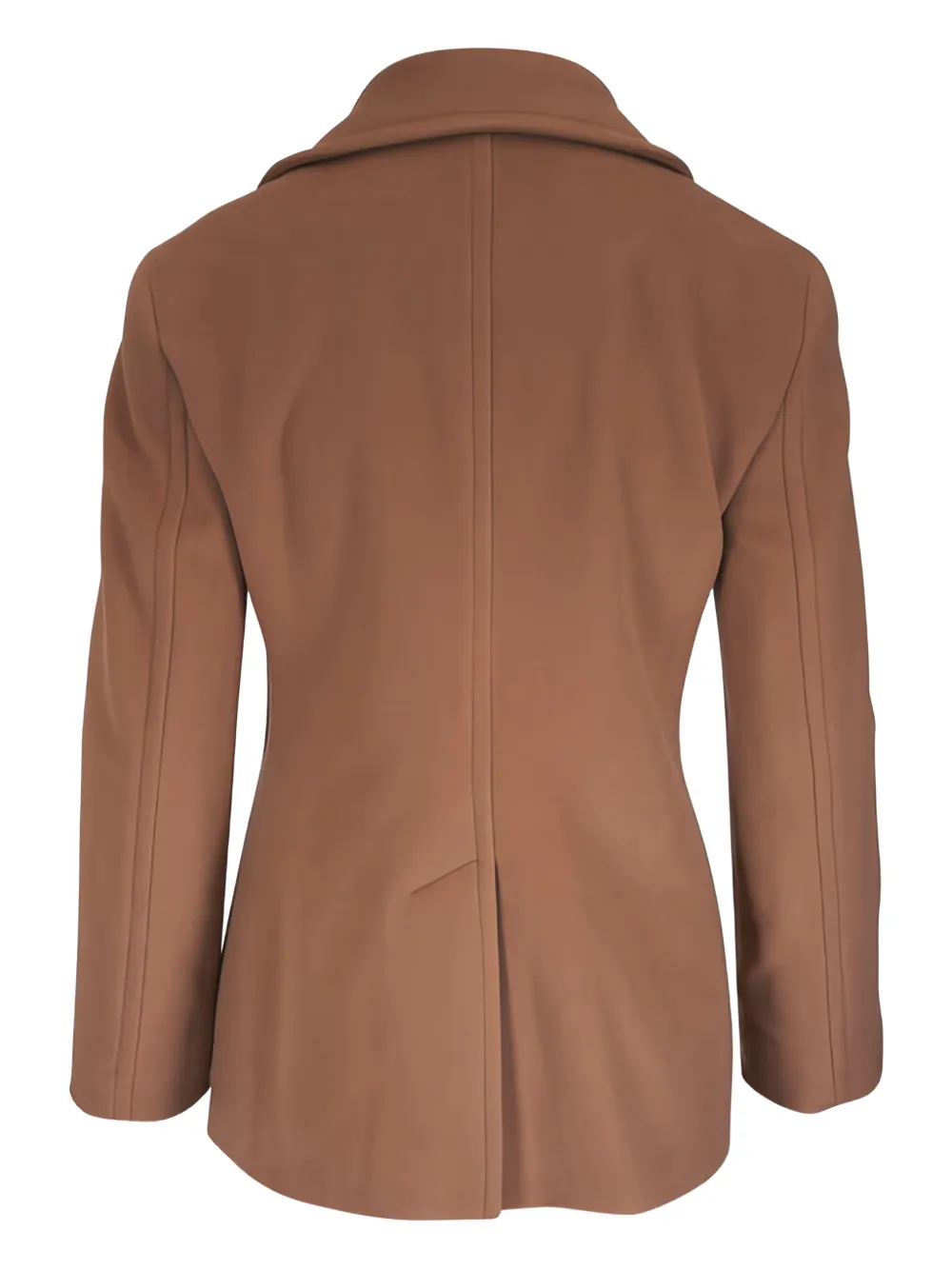  Akris Punto Double-breasted Zip Coat - Brown 