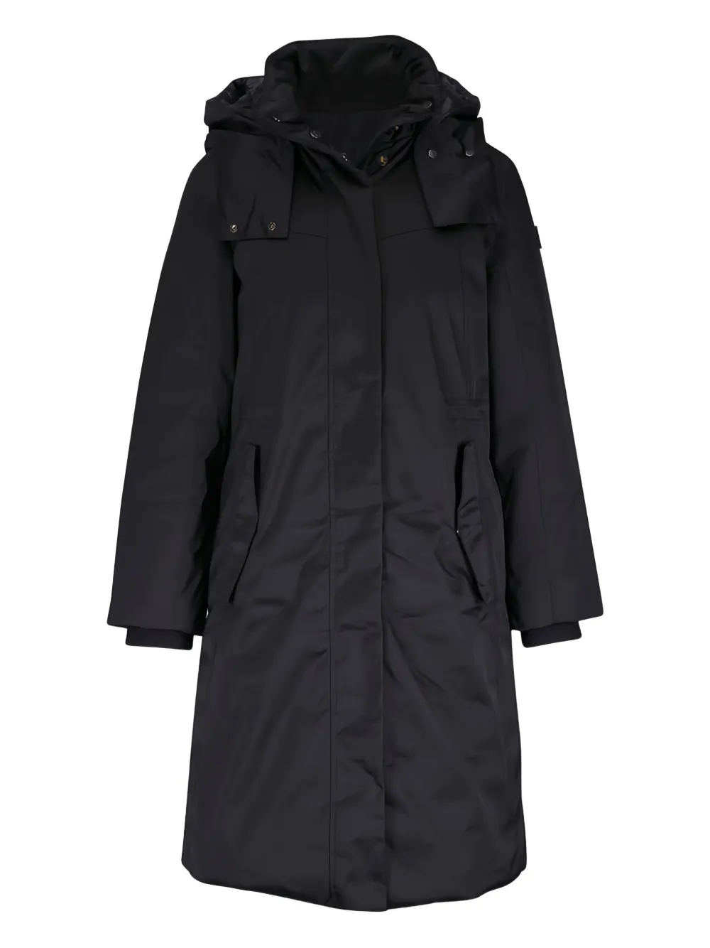 Bogner Lynn Hooded Coat In Black